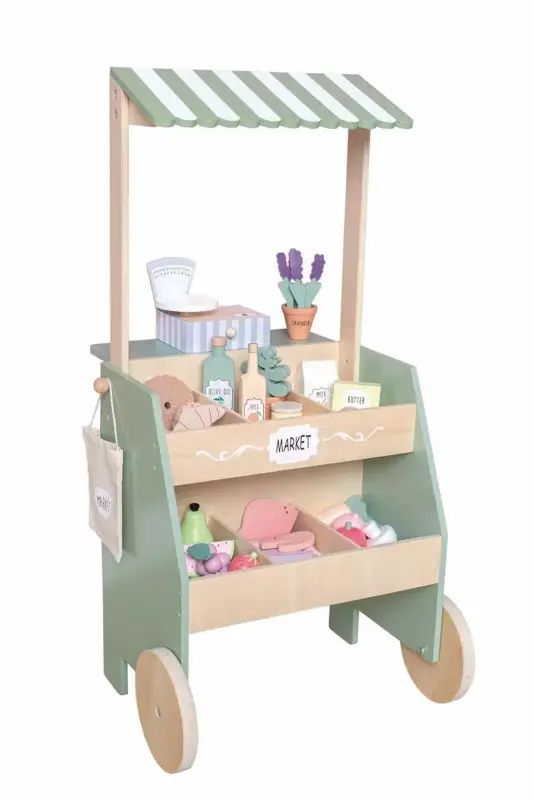 Jabadabado Spielzeug, Kindermarktstand, 40 x 79 x 40 cm Preiswert