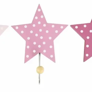 Bestpreis Jabadabado Wandhaken, Kleiderhaken - Sterne, Farbe: rosa