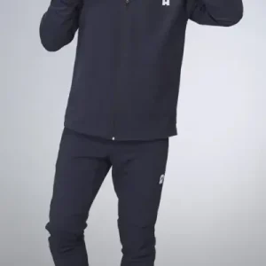 Zertifiziert Jacke mit Kapuze, Farbe marine, Gr.3XL
