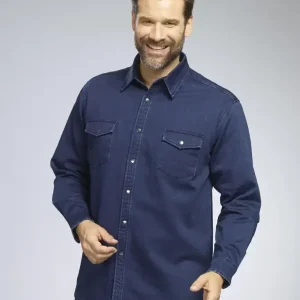 Ausverkauf Jeanshemd, Farbe jeansblau, Gr.M