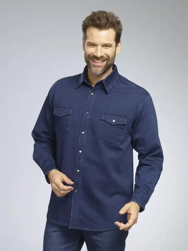 Ausverkauf Jeanshemd, Farbe jeansblau, Gr.M
