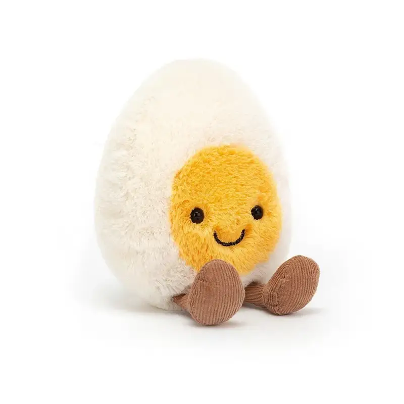 Nur Heute Jellycat Kuscheltier, Plüschtier, Stofftier - Amuseable Happy Boiled Egg, 14x8 cm