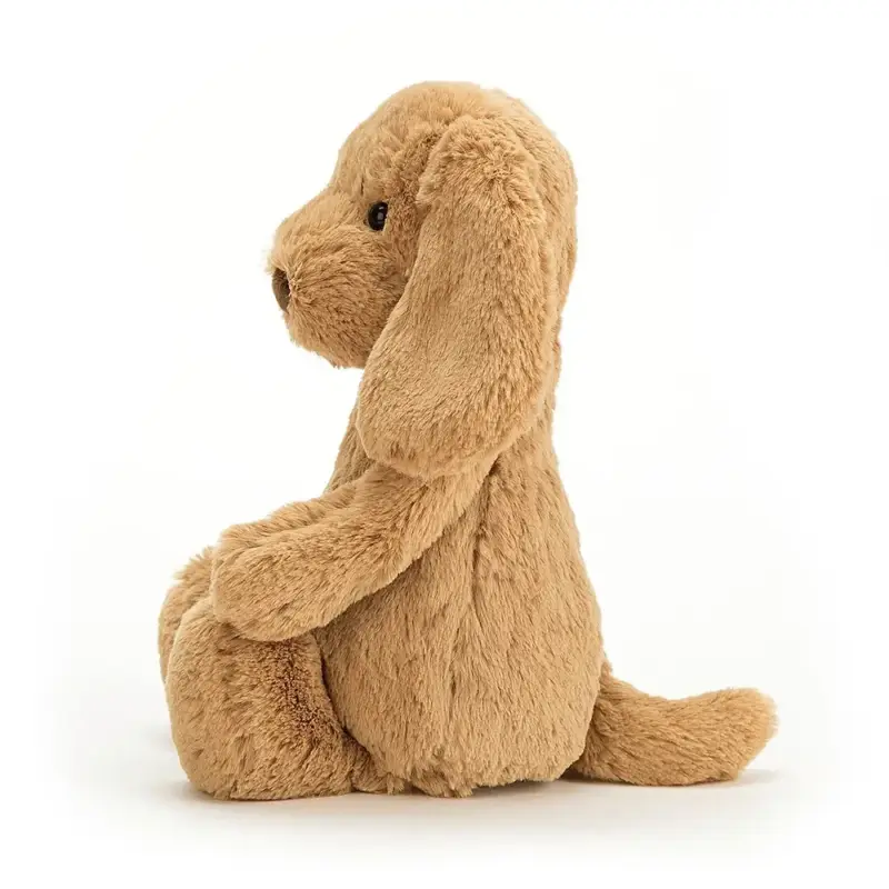 Letzte Chance Jellycat Kuscheltier, Plüschtier, Stofftier - Bashful Toffee Puppy, 18 x 9 cm