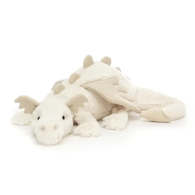 Angebot Jellycat Kuscheltier, Plüschtier, Stofftier - Snow Dragon, Größe: Riesig - H19 X B66 CM
