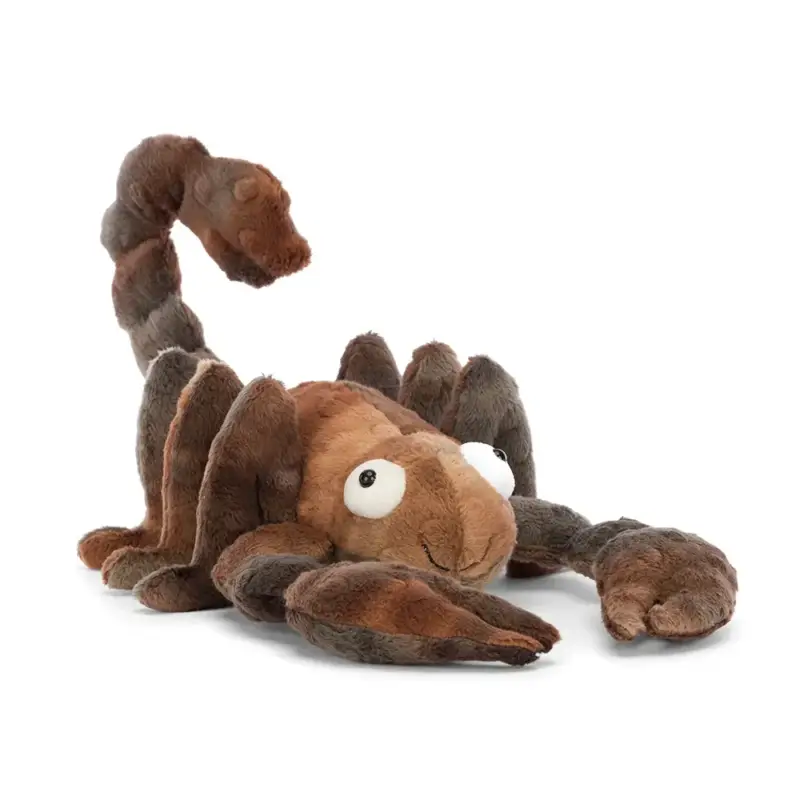 Top-Preis Jellycat Skorpion Plüsch-Kuscheltier, weiches Stofftier für Kinder, detailreich mit beweglichen Teilen