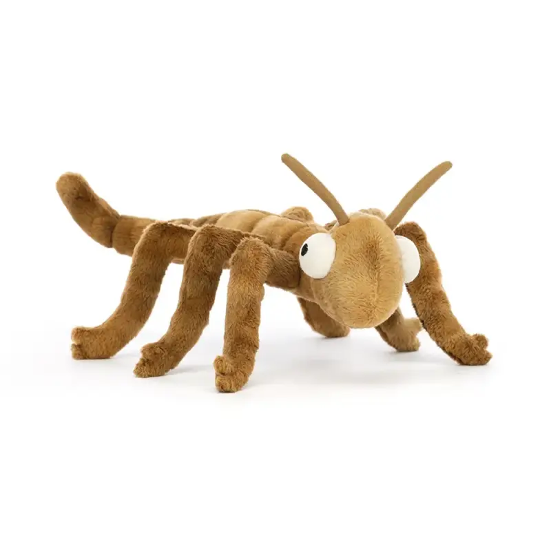 Jellycat Stabheuschrecke Kuscheltier in Insektenform, weiches Plüschtier-Geschenk für Insektenliebhaber Neuheit