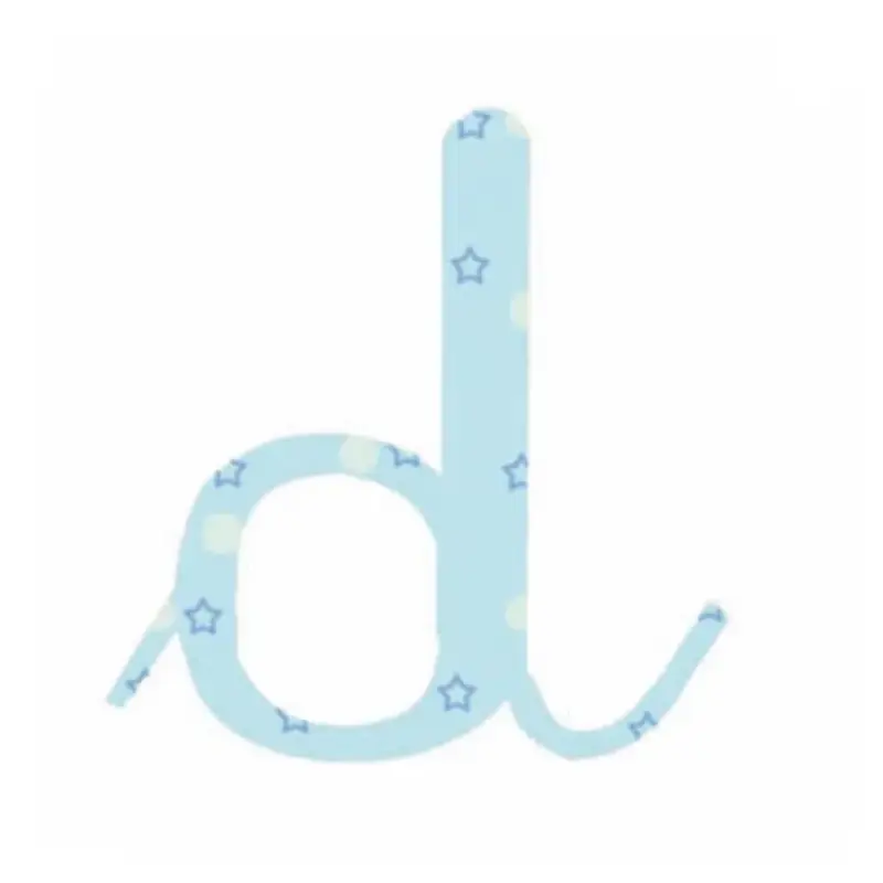 Preisknaller Lilipinso Sticker blau Buchstabe d