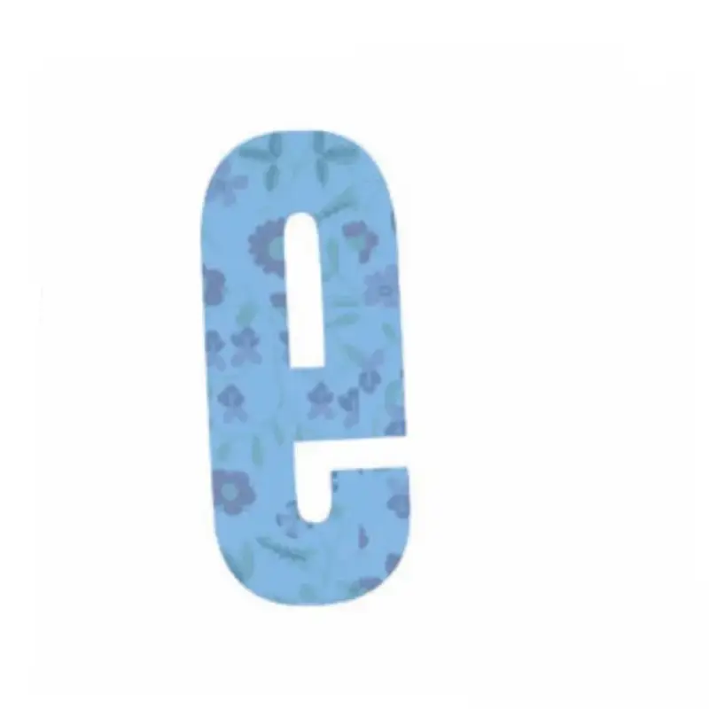 Begrenztes Angebot Lilipinso Sticker blau Buchstabe e
