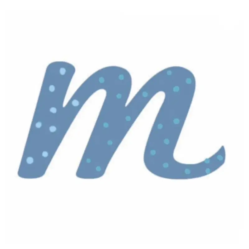 Günstig Lilipinso Sticker blau Buchstabe m
