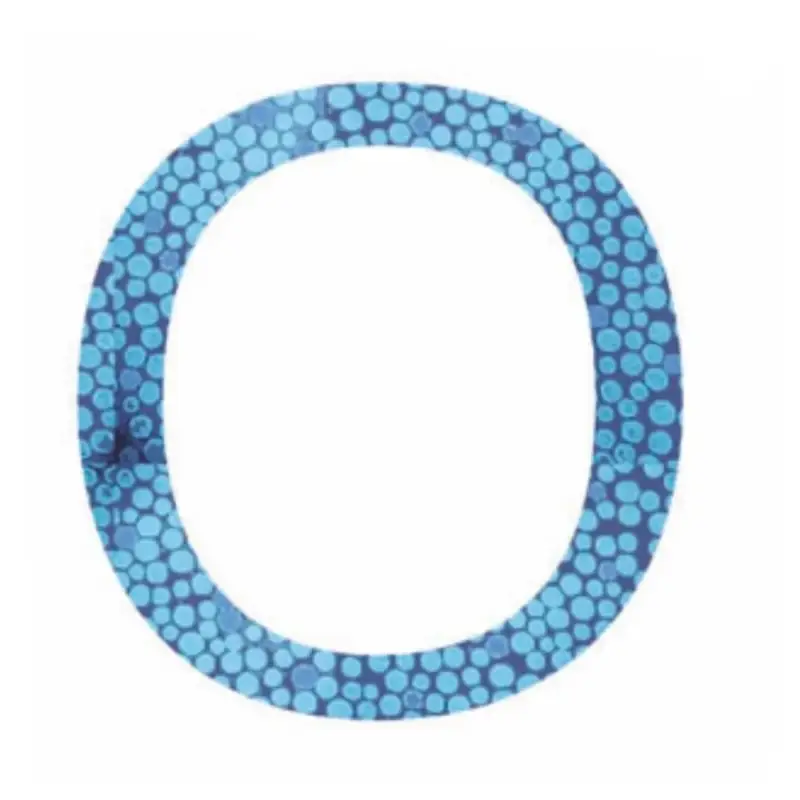 Lilipinso Sticker blau Buchstabe o Rabatt