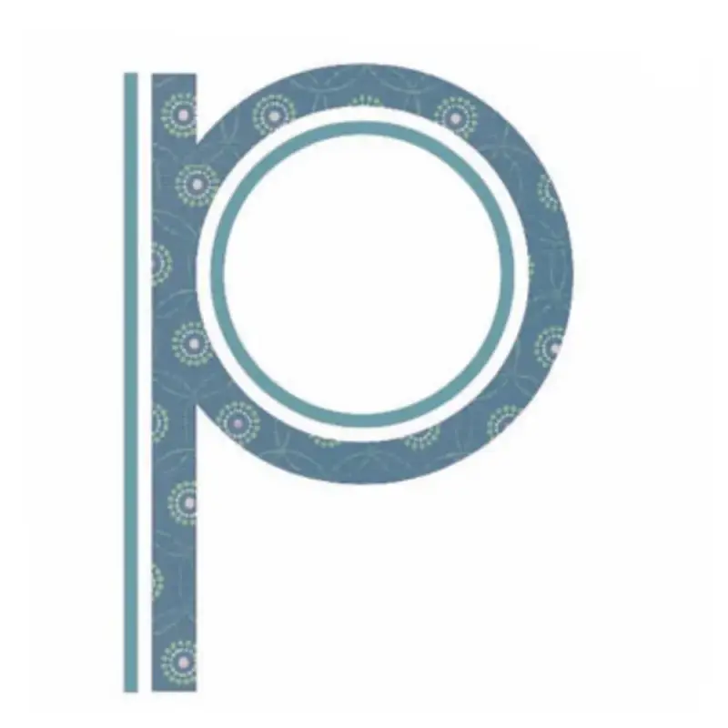 Bestseller Lilipinso Sticker blau Buchstabe p