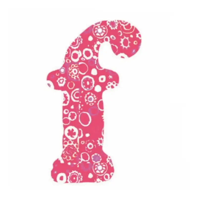 Neue Kollektion Lilipinso Sticker rosa Buchstabe f