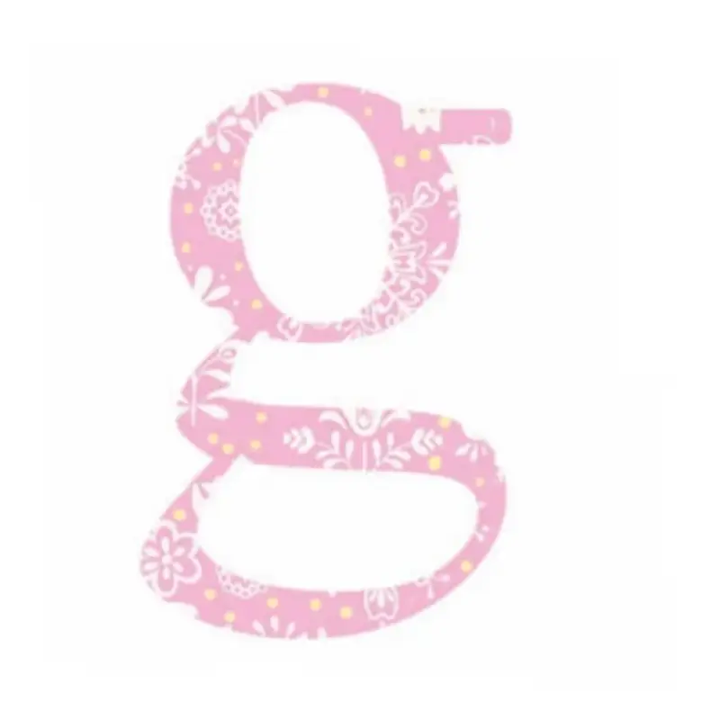Geprüft Lilipinso Sticker rosa Buchstabe g