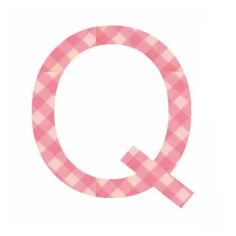 Lilipinso Sticker rosa Buchstabe q Direkt Vom Hersteller