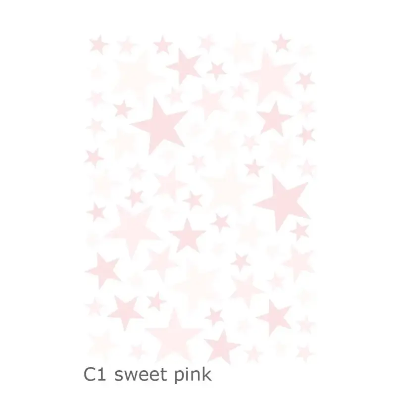 Expressversand Lilipinso Wandsticker Basics gemischte Sterne, Farbe: sweet pink