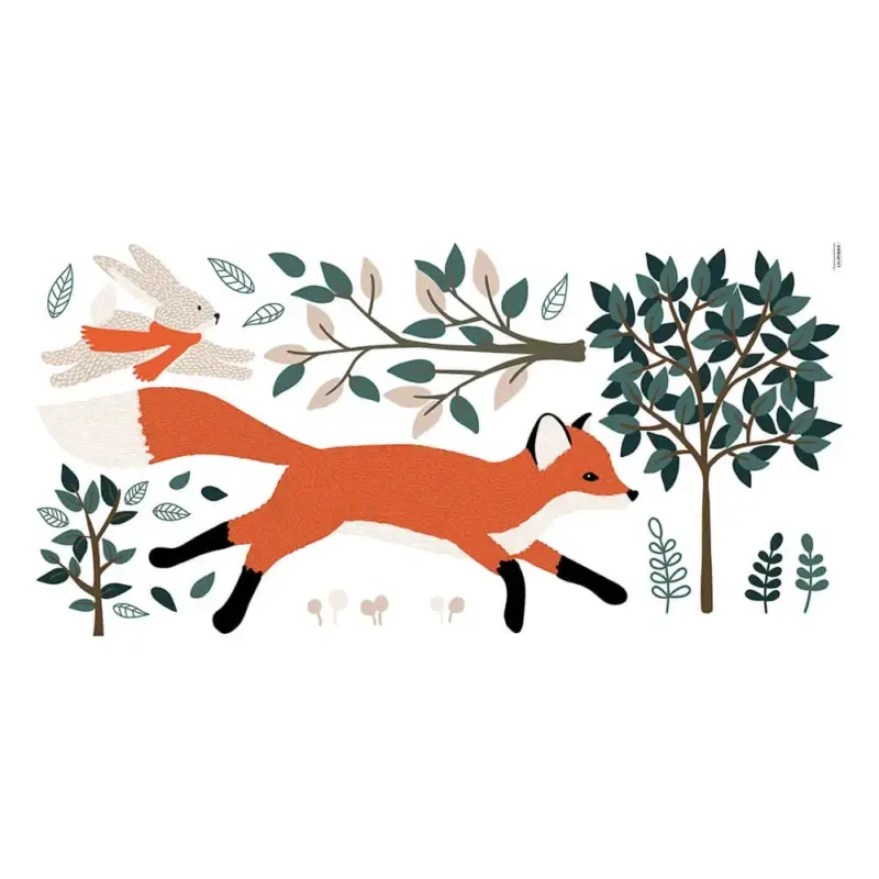Günstig Lilipinso Wandsticker XL Fuchs und Hase im Wald