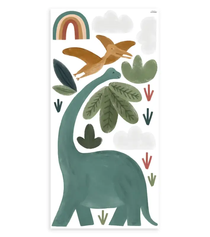 Sonderaktion Lilipinso Wandtattoo, Wandsticker kinderzimmer - SUNNY, Große Dinosaurier
