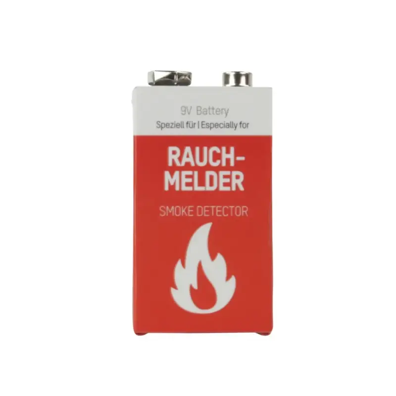 Lithium 9V Block Rauchmelderbatterie Direkt Vom Hersteller