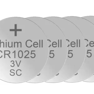 Lithium Knopfzelle CR1025, 3 Volt - 5 Stück Billig