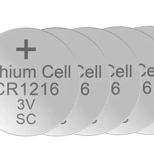 Lithium Knopfzelle CR1216, 3 Volt - 5 Stück Saisonangebot