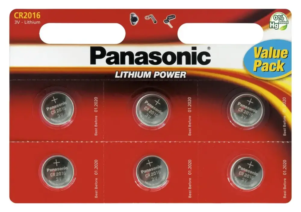 Lithium Knopfzellen CR2032 - 6 Stück Bestpreis