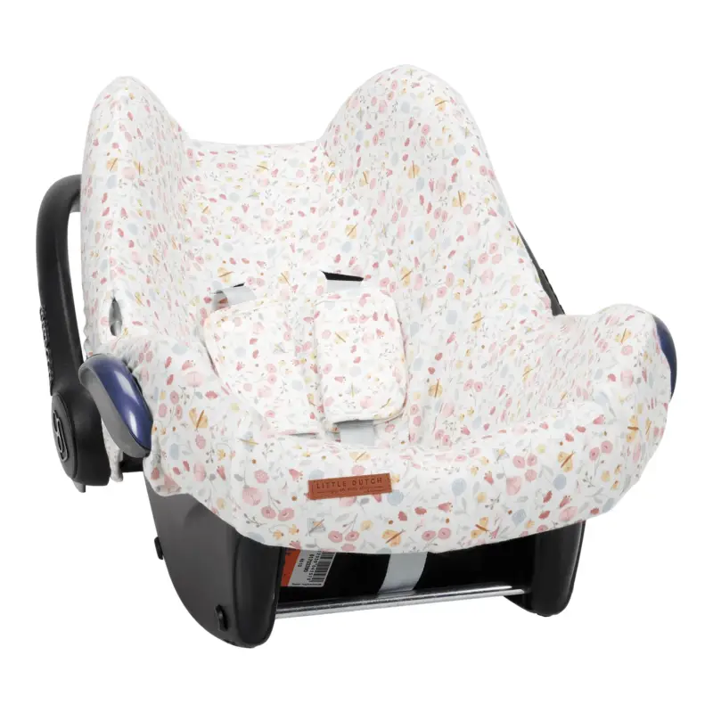 Rabatt Little Dutch Babyschalenbezug 0+, Farbe: Flowers & Butterflies