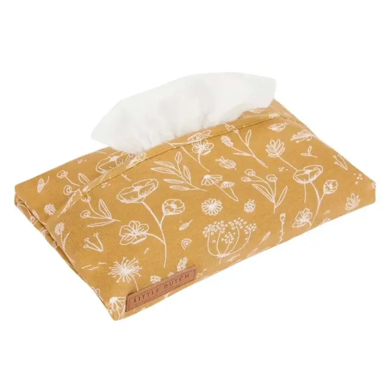 Beliebt Little Dutch Feuchttuch Box Bezug "Wild Flowers" ocker