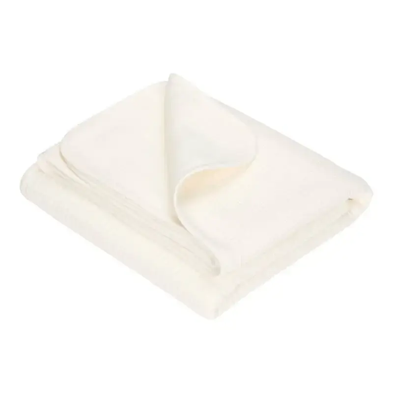 Begrenztes Angebot Little Dutch Kinderbettdecke, Sommerdecke – Baumwoll Sommerdecke für Kinderbett, Farbe: Soft White