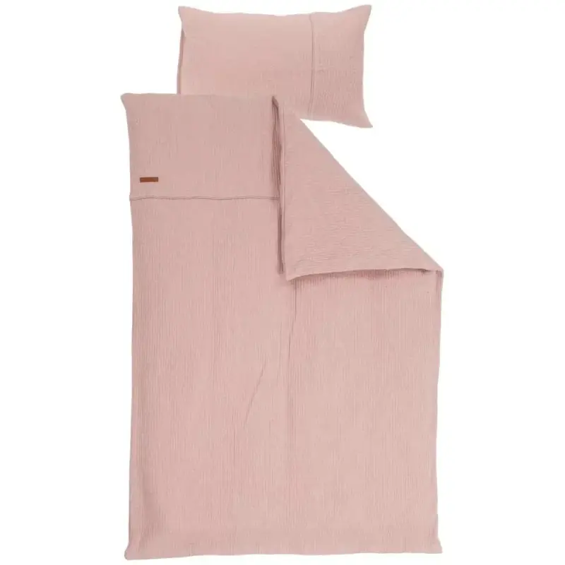 Beliebt Little Dutch Kinderbettwäsche uni rosa "Pure Pink" 100 x 135