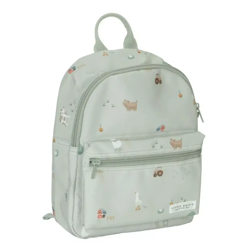 Sale Little Dutch Kinderrucksack - Little Farm, 12x22 5x29, Grün