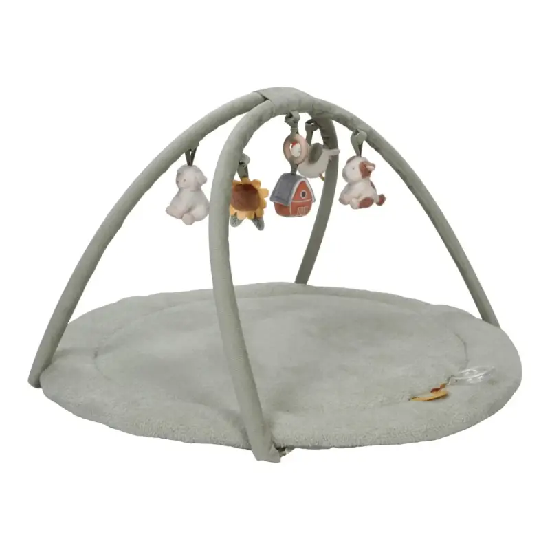 Preiswert Little Dutch Krabbeldecke, Spieldecke, Activity-Decke mit Rasseltieren & Bogen - Little Farm