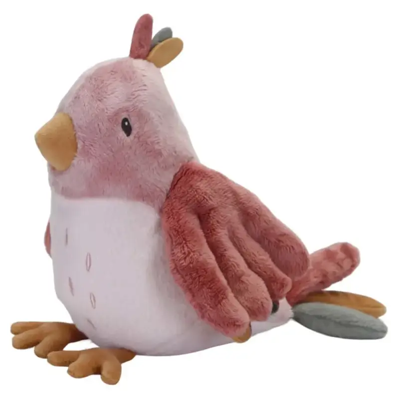 Günstig Little Dutch Kuscheltier Vogel Olivia "Flowers & Butterflies" 30 cm
