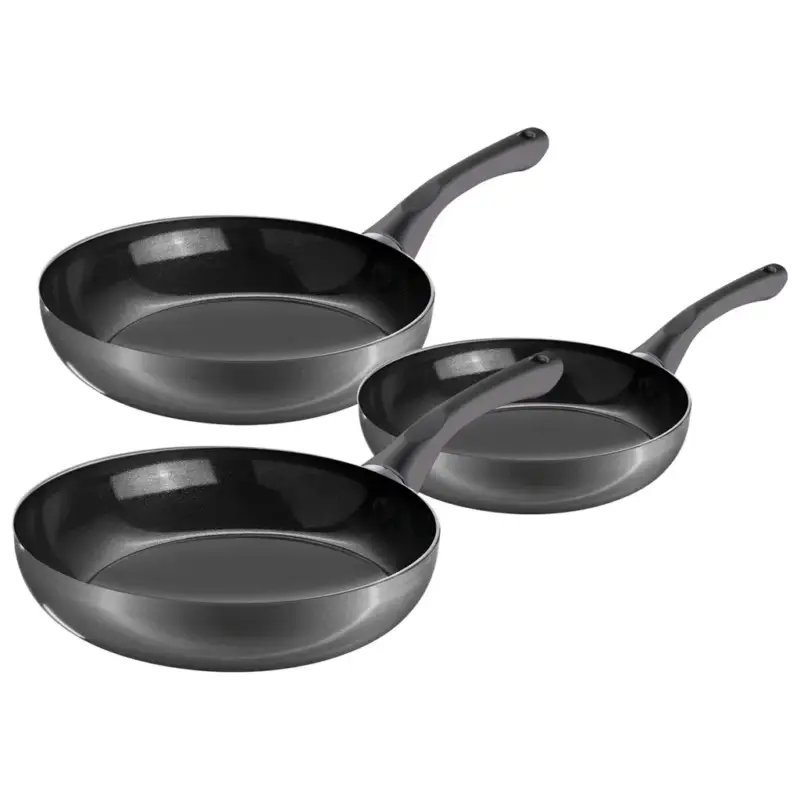 Pfannen-Set, grau, 3-teilig Ausverkauf