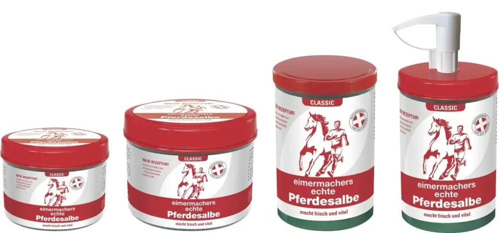Neu Pferdesalbe Classic, 1000 ml mit Spender