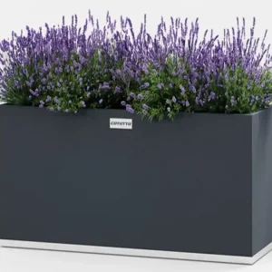 Pflanzkübel, Stahl Pflanzkübel Rechteckig 100x40x75cm, 300L Knallerangebot