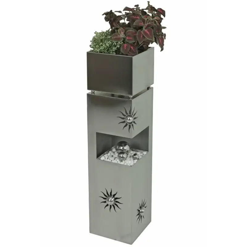Neu Pflanzsäule "Sonne"