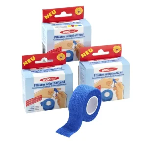 Nur Für Kurze Zeit Pflaster, selbsthaftend, 3er-Set, Blau