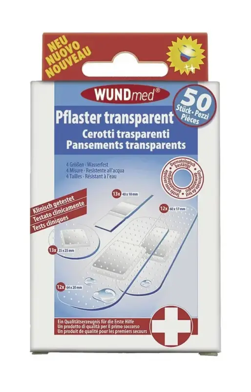 Neue Kollektion Pflaster, transparent 150-teilig