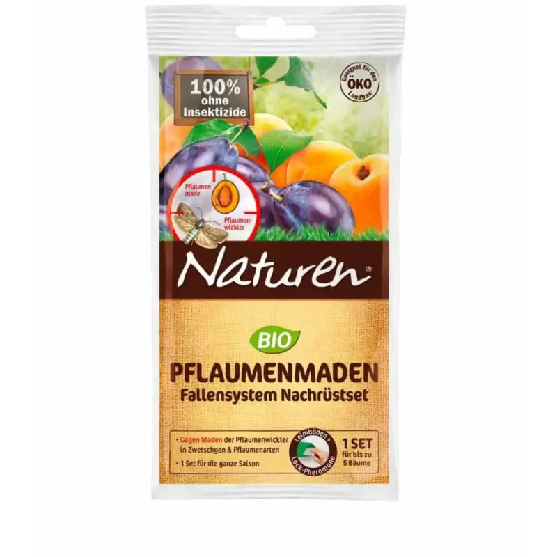 Pflaumenmaden bekämpfen, Pflaumenmadenfalle Nachrüstset, Pflaumenwicklerfalle, insektenfrei Schnäppchen
