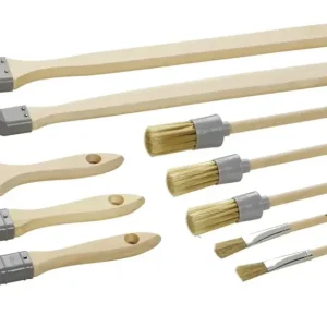 Pinsel-Set, 10-teilig, Kunstborste, Holzstiele FSC Top-Seller