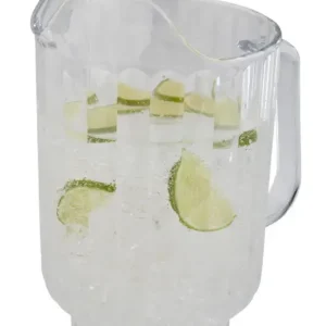 Direkt Vom Hersteller Pitcher, Ø 13 cm, H: 21 cm, Füllmenge 1,5 L - Bierkrug, Karaffe für Limonade, Wasserkaraffe, Kunststoff, transparent