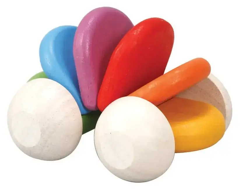 Finale Aktion Plan Toys - Babyauto bunt, Gummibaumholz