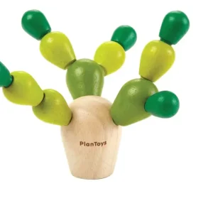Plan Toys - Balancespiel - PlanMini Balancing Kaktus, Gummibaumholz Preiswert