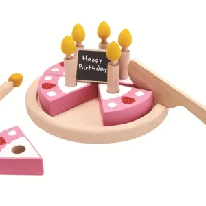 Aktuell Plan Toys - Geburtstagskuchen Set, Gummibaumholz