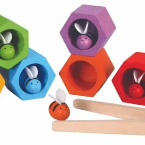 Neu Im Sortiment Plan Toys - Geschicklichkeitsspiel Bienenwaben, Gummibaumholz