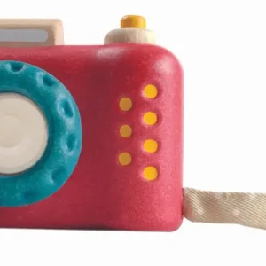Plan Toys - Kamera, Gummibaumholz Preis Gesenkt