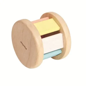 Plan Toys - Krabbelspielzeug - Walze pastell, Gummibaumholz Nur Für Kurze Zeit