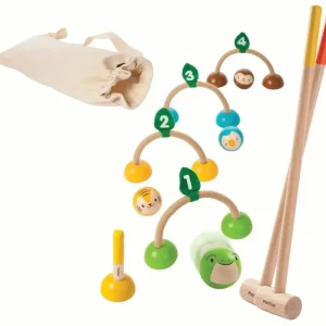Highlight Plan Toys - Krocket, Gummibaumholz