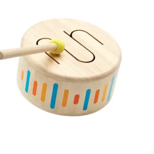 Ausverkauf Plan Toys - Musikspielzeug - Kindertrommel, Gummibaumholz