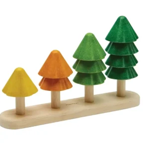 Aktuell Plan Toys - Sortierspielzeug - Sortieren und Zählen Bäume, Gummibaumholz